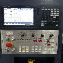 []同款两台台信855三线轨45宽。工作台三轴行程0，主轴直.